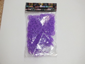 Резиночки Фиолетовые! 1000 шт.